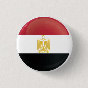 Flagga egyptenens runda ikoner knapp