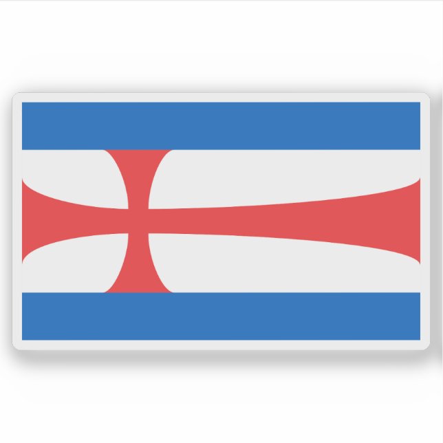 Flagga Eisenach, Tyskland Klistermärken (Framsida)