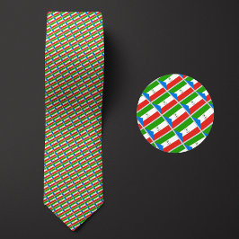 Flagga Ekvatorialguinea Mönster Slips