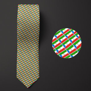 Flagga Ekvatorialguinea Mönster Slips