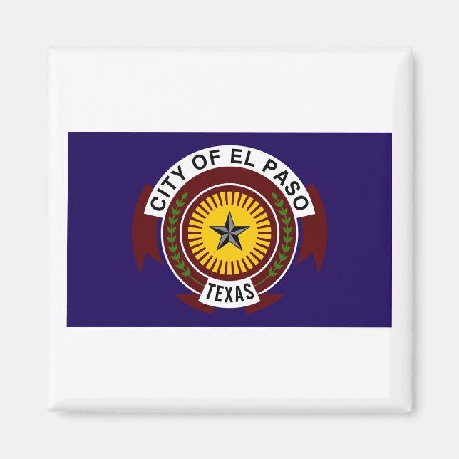 Flagga El Paso Magnet (Framsidan)