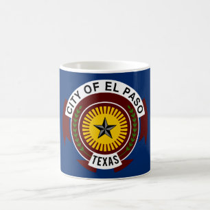 Flagga El Paso (Texas) Kaffemugg