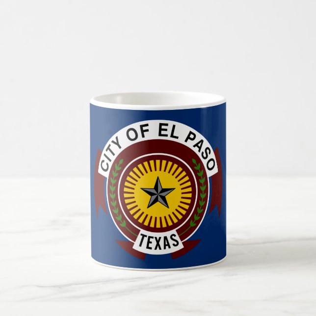 Flagga El Paso (Texas) Kaffemugg (Center)