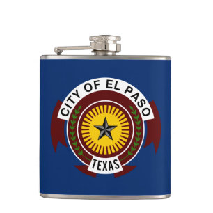 Flagga El Paso, Texas-kolv Fickplunta