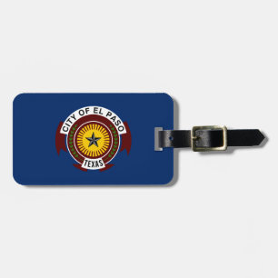 Flagga El Paso, Texas Luggage Tag Bagagebricka