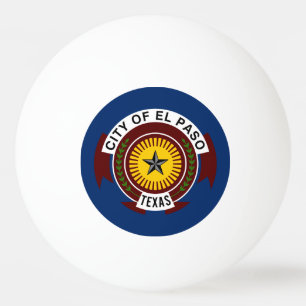 Flagga El Paso, Texas Ping-Pong Ball Pingisboll