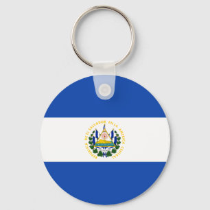 Flagga El Salvador - Bandera de El Salvador Nyckelring