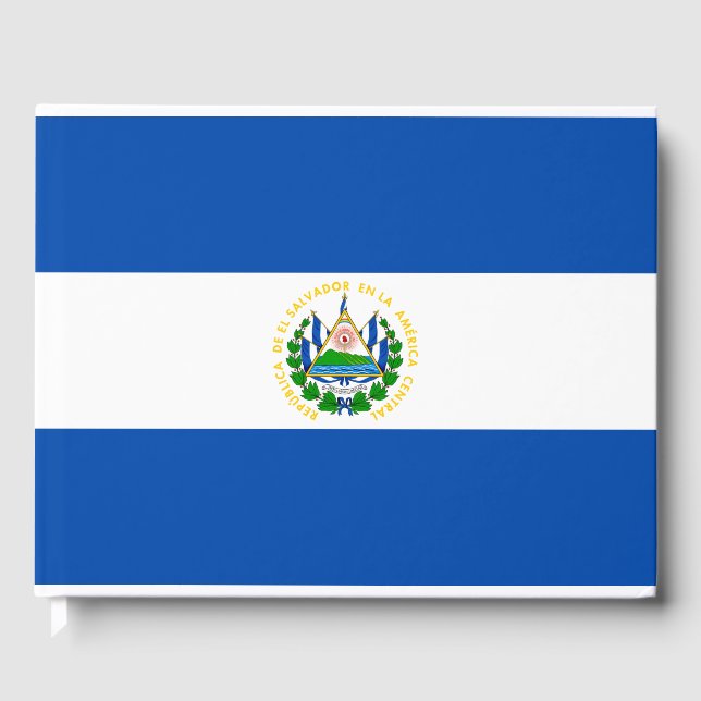 Flagga El Salvador Gästböcker (Framsida)