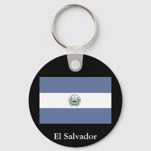Flagga El Salvador Keychain Nyckelring