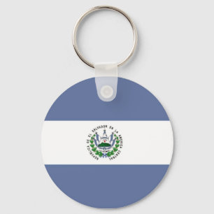Flagga El Salvador Keychain Nyckelring