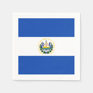 Flagga: El Salvador Pappersservett