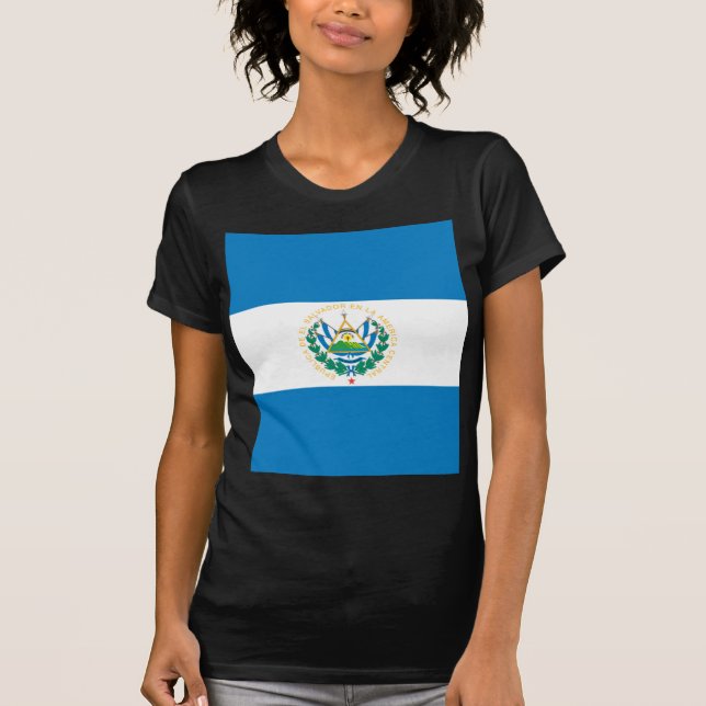 Flagga El Salvador T-shirt (Framsida)
