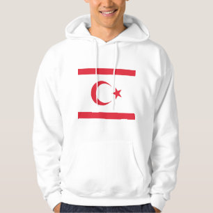 Flagga Emblem för Turkiet Hoodie
