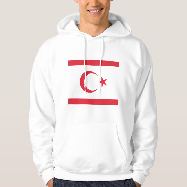 Flagga Emblem för Turkiet Hoodie (Framsida)