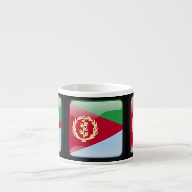Flagga Eritrea Espressomugg (Framsidan)