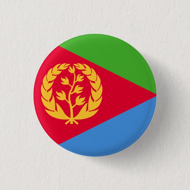Flagga Eritrea Knapp (Framsida)