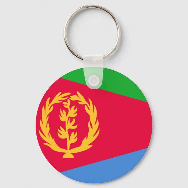 Flagga Eritrea Nyckelring (Framsida)
