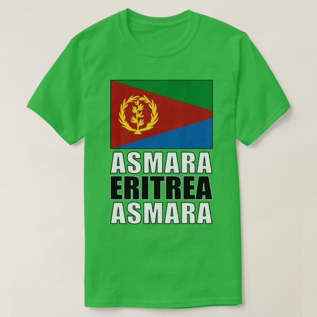 Flagga Eritrea T Shirt (Design framsida)