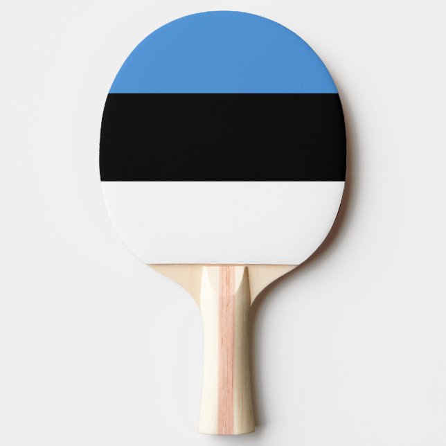 Flagga Estland Ping Pong Paddle Pingisracket (Framsidan)