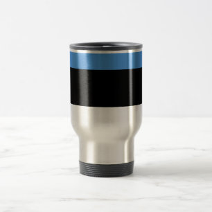 Flagga Estland Travel/pendlare Mugg