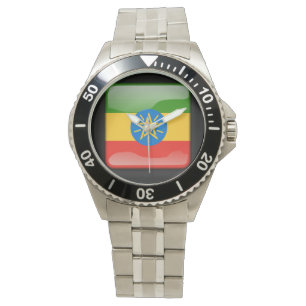 Flagga_Etiopien Armbandsur