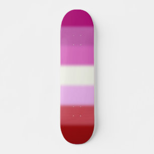 Flagga Falling Lesbisk, Pride Mini Skateboard Bräda 18,5 Cm