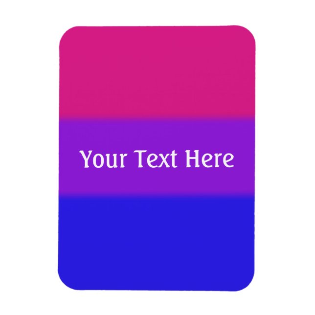 Flagga Falln Bisexual Pride Magnet (Vertikal)