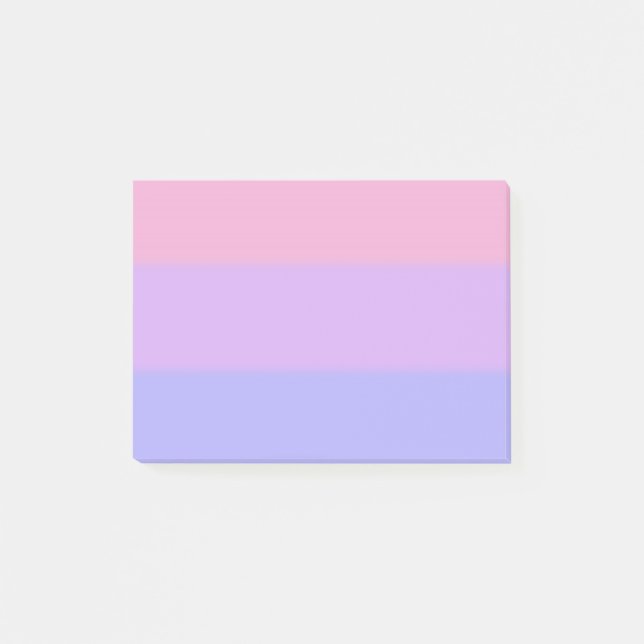 Flagga Falln Bisexual Pride Post-it Block (Framsida)