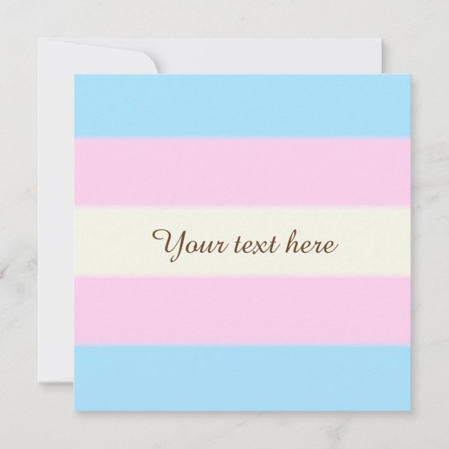 Flagga Falln Transgender Pride (Framsida)