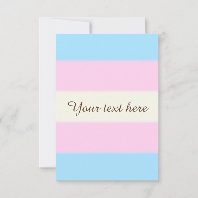 Flagga Falln Transgender Pride (Framsida)