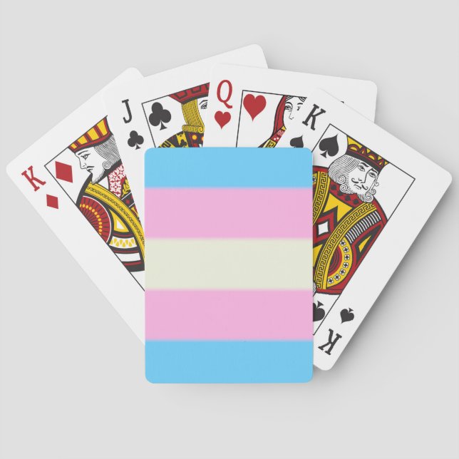 Flagga Falln Transgender Pride Kortlek (Baksidan)