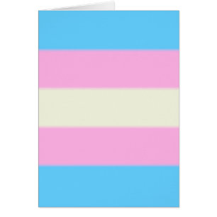 Flagga Falln Transgender Pride OBS Kort