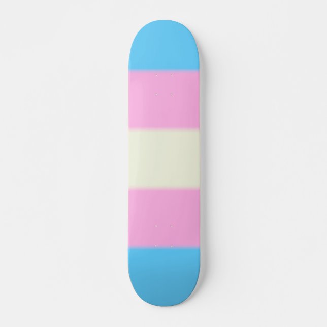 Flagga Falln Transgender Pride Skateboard Bräda 20,5 Cm (Framsida)