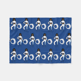 Flagga / Färg Guard Fleece Blanket Blue White