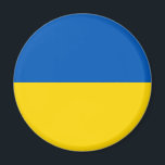 Flagga Färg Magnet<br><div class="desc">Ukraina flagga färg blå och gult.</div>