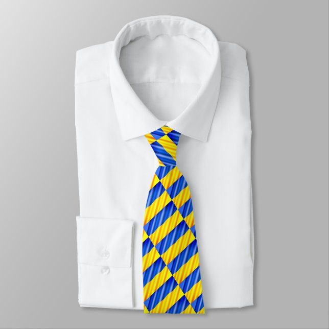 Flagga Färg Neck Tie Freedom Peace Slips (Bunden)