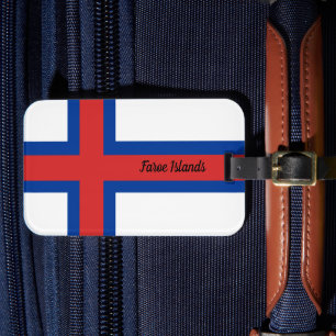 Flagga Färöarna Bagagebricka