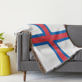 Flagga Färöarna Filt