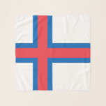 Flagga Färöarna Sjal<br><div class="desc">Patriotiska flagga på Färöarna.</div>