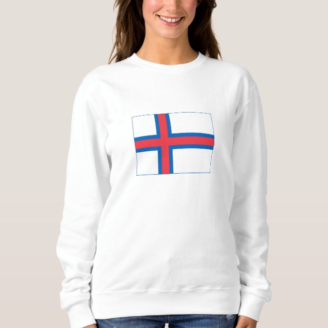 Flagga Färöarna T Shirt (Framsida)