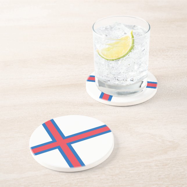Flagga Färöarna Underlägg (Sidan)