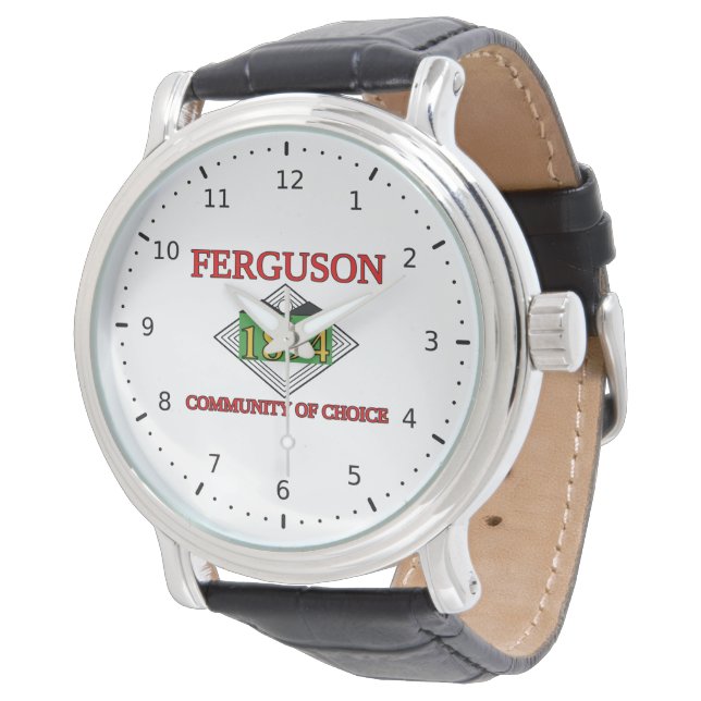 Flagga Ferguson, Missouri Armbandsur (Vinklad)