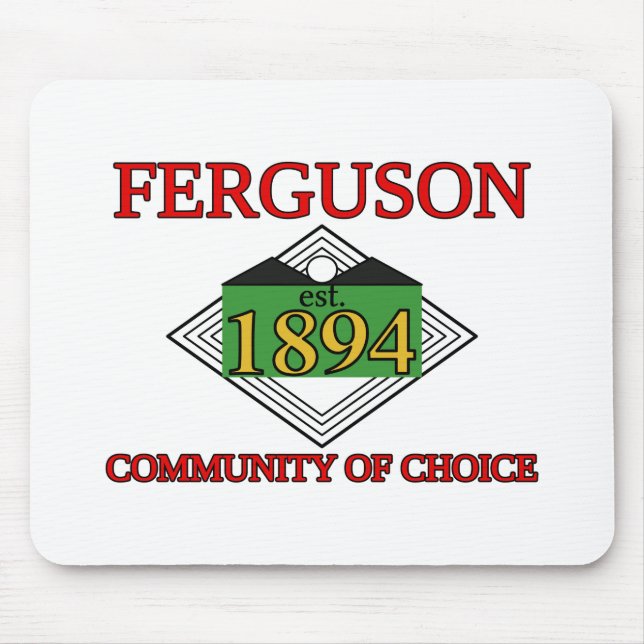 Flagga Ferguson, Missouri Musmatta (Framsidan)