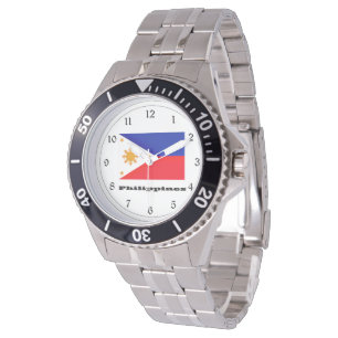 Flagga Filippinerna Armbandsur