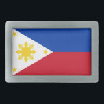 Flagga Filippinerna Bälte Buckle<br><div class="desc">Flagga Filippinerna Bälte Buckle</div>