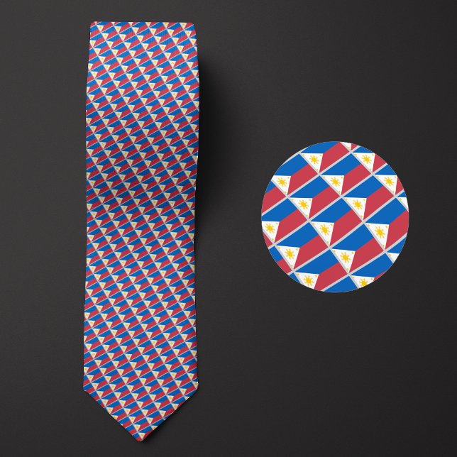 Flagga Filippinerna Mönster Slips (Skapare uppladdad)