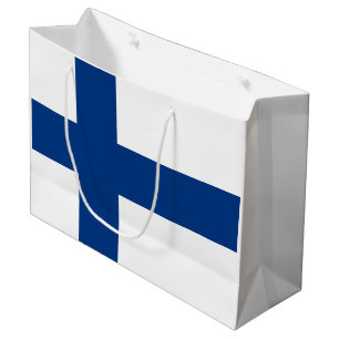 Flagga Finland Blue Kor Flagga