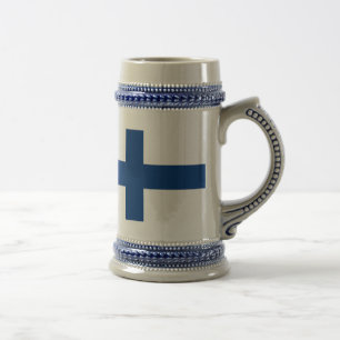 Flagga Finland Blue Kor Suomi Sejdel