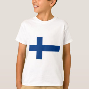 Flagga Finland - Suomen lippu - Finlands flagga Tee Shirt