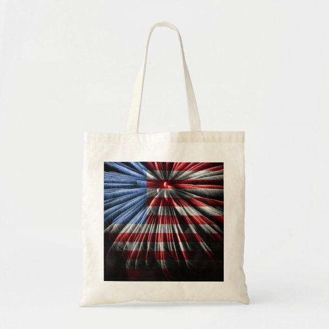 Flagga Fireworks-blogg Tygkasse (Framsidan)